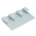 Practical Wall Sticking Phone Charging Holder Socket Strong Sticky Adhesive Sopport Rack Shelf With Hooks Blue