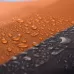 2 PCS Outdoor Mountaineering Color Matching Luminous Backpack Rain Cover Red and Orange