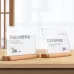 100x100mm Acrylic Tabletop Vertical Display Brand Supermarket Price Tag