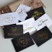 100 PCS Wedding Blessing Card Thank You Message Gift Decoration Card Bronzing Flower Greeting Card Blessing Black