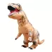 Inflatable Dinosaur Adult Costume Halloween Inflated Dragon Costumes Party Carnival Costume for Women Men Brown