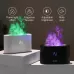 7 Color Flame Aromatherapy Machine Home Office Desk Air Humidifier Black