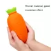 Carrot-Shaped Silicone Water Injection Warm Water Bag Winter Leak-Proof And Explosion-Proof Hand Warmer Light Green