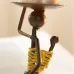 tro Wrought Iron Man-shaped Candlestick Ornament Restaurant Table Decoration Props