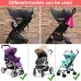 Stroller Sunshade Anti-Ultraviolet Stroller Shed Black Waterproof