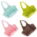 TM15008 Adjustable Snap-On Sink Storage Hanging Basket Kitchen Drain Hanging Bag Random Color Delivery