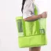 Portable Double Layer Mesh Sport Duffel Beach Picnic Shoulder Storage Bag Handbag Green