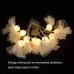 LED Halloween Decoration Luminous Cloth Ghost Ornament String Light 6m 40 Lights