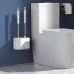 MT2 Silicone Double Brushs Head Toilet Brush Set  Wall-mount Type