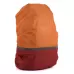 2 PCS Outdoor Mountaineering Color Matching Luminous Backpack Rain Cover Red and Orange