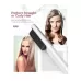 K-SKIN KD380 Hair Straightener Electric Straight Hair Curler Comb Brush PTC Heating Ceramic Straight Hair Brush UK Plug White