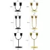 Small U Black U-shaped Iron Candle Holder Home Dinner Romantic Candle Holder Ornament