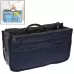 Thicken Portable Multi-function Double Zipper Cosmetic Bag Storage Bag in Bag Dark Blue