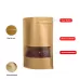 50 PCS Zipper Self Sealing Kraft Paper Bag with Window Stand Up for Gifts or Food or Candy or Tea or Party or Wedding Gifts