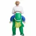 Operated Inflatable Dinosaur Fancy Polyester Dress Halloween Party Costume for Adult
