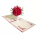Rose 3D Stereo Greeting Card Creative Handmade Paper Carving Card