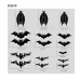 Halloween Decoration Stickers Pumpkin Lamp Spider Ghost Electrostatic Stickers