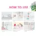 3 PCS 10g Natural Bubble Shower Bombs Ball Bath Salt Body Essential Oil Bath Ball Pink