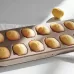 BM1067 Shell Shaped Non-stick Cake Mold Kitchen Biscuit Pan Baking Mold Silver Thicken