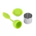 Food Grade Leaf Silicone Make Tea Bag Stainless Steel Tea Strainers Random Color Delivery