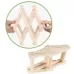 10 Bottles Racks Foldable Wine Stand Wooden Wine Holder Kitchen Bar Display Shelf Carbon Baking