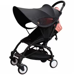 Stroller Sunshade Anti-Ultraviolet Stroller Shed Black Waterproof