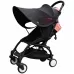 Stroller Sunshade Anti-Ultraviolet Stroller Shed Black Waterproof