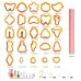 106-1 116 In 1 Clay Cutter Set DIY Clay Earring Mould Clay Earrings Making Tools Dark Green
