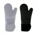 ZYA-426 Longer And Thicker Insulated Gloves Silicone Kitchen Baking Gloves Gray