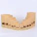 50 PCS Zipper Self Sealing Kraft Paper Bag with Window Stand Up for Gifts or Food or Candy or Tea or Party or Wedding Gifts