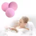 3 PCS 10g Natural Bubble Shower Bombs Ball Bath Salt Body Essential Oil Bath Ball Pink