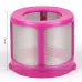 Filter Mesh Cover Vacuum Cleaner Mite Dust Removal Accessories For Puppy D-602A/D-607/D-616/D-609 Pink
