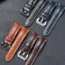 3 PCS Stainless Steel Brushed Pin Buckle Watch Accessories 24mm Steel Color