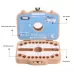 Creative Wooden Children Camera Deciduous Tooth Preservation Box Baby Teeth Tooth House Storage Box