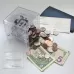 3D Puzzle Transparent Money Maze Bank Saving Coin Gift Box White