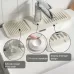 Faucet Silicone Draining Mat Anti-splash Kitchen Sink Non-slip Soap Mat Extra Large Deep Gray