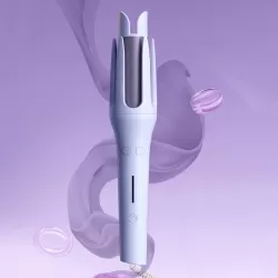 RD-2118 32mm Intelligent Induction Automatic Curling Iron Electric Rotary Automatic Hair Curler CN Plug Purple