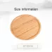 30cm Household Creative Simple Round Bamboo Tea Tray Mini Tea Table