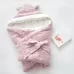Cartoon Cotton Baby Holding Blanket Purple White Goose