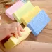Baby Shower Spa Bath Square Sponge Body Cleaning Scrub Green