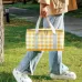 JY2209 Camping Moistureproof Portable Picnic Basket Set  Leaves
