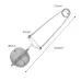 2 PCS Stainless Steel Sphere Mesh Tea Strainer Coffee Herb Spice Filter Tea Infuser