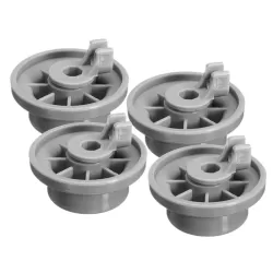 4 PCS Wheels for Bosch Siemens Neff 165314 Dishwasher Accessories Light Grey