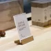 100x100mm Acrylic Tabletop Vertical Display Brand Supermarket Price Tag