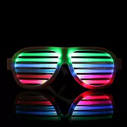 LED-CM03 LED Musical Shades Sound or Music Active LED Party Glasses with USB Charger