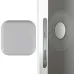 Silent Anti-Collision Silicone Pad For Door Handle 45mm Square Gray