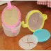 Baby Products Anti-sprinkling Design Baby Double Handle Biscuit Small Bowl Snack Cup Yellow