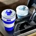 350ml Folding Portable Silicone Coffee Cup Multi-function Travel Cup Purple