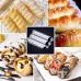 20 PCS Oblique Double-Head Stainless Steel Large Spiral Tube Non-Stick Croissant Mold Croissant Tool