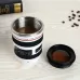 400ML Camera Lens Cup Mug Caniam EF 24-105mm F4 Filter Cup for Coffee Milk Water as Gift White